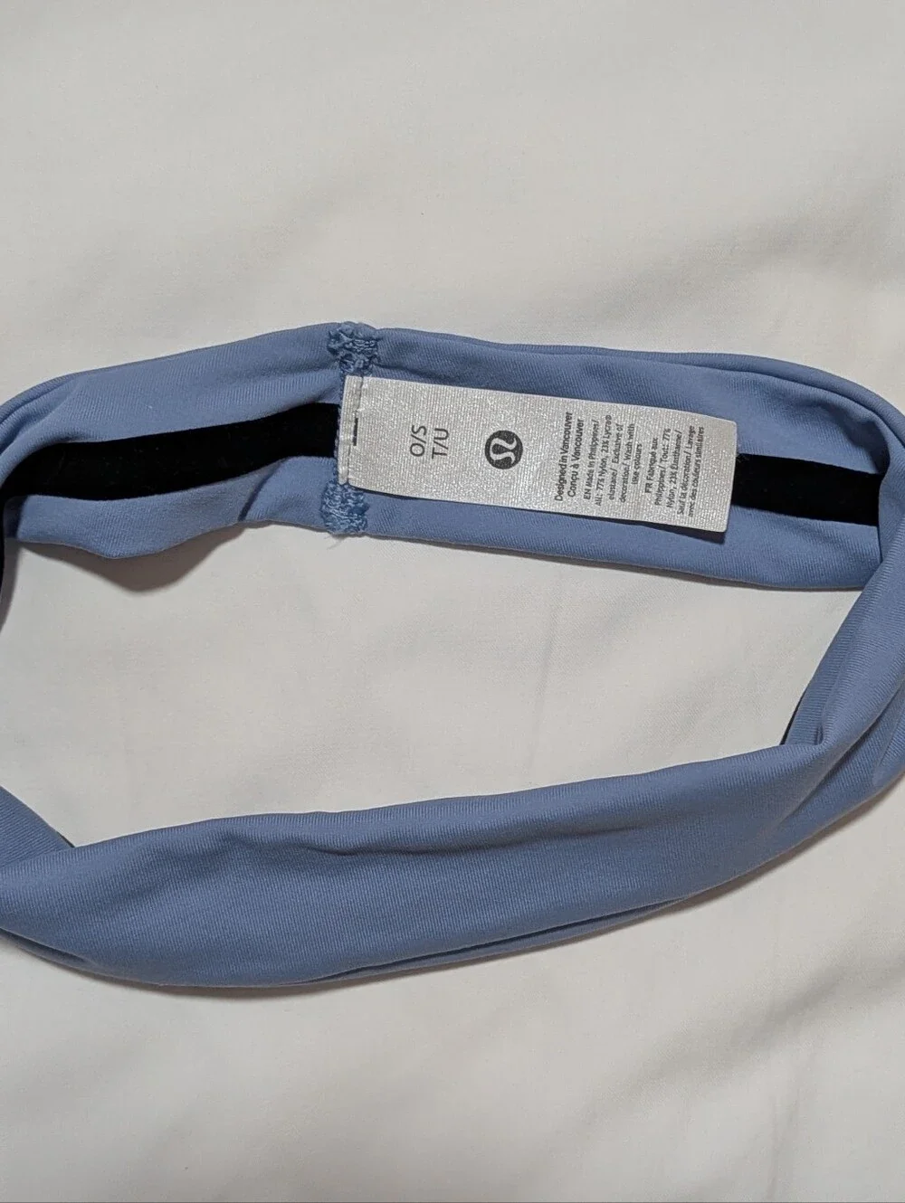 lululemon athletica blue headband